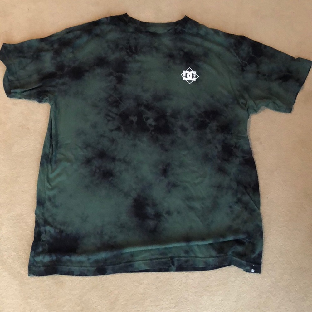 DC green tie dye T-shirt